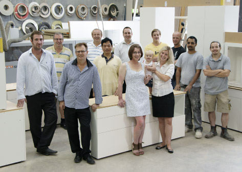 The Gill Cabinet Works team