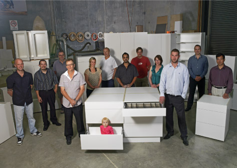 The Gill Cabinet Works team
